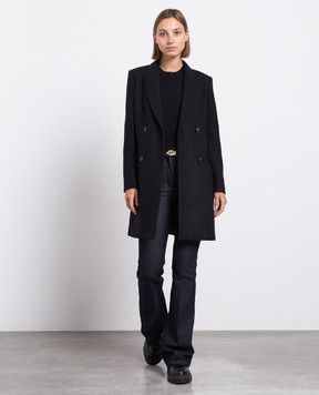 Twinset Чорний джемпер з кристалами 232TP3400