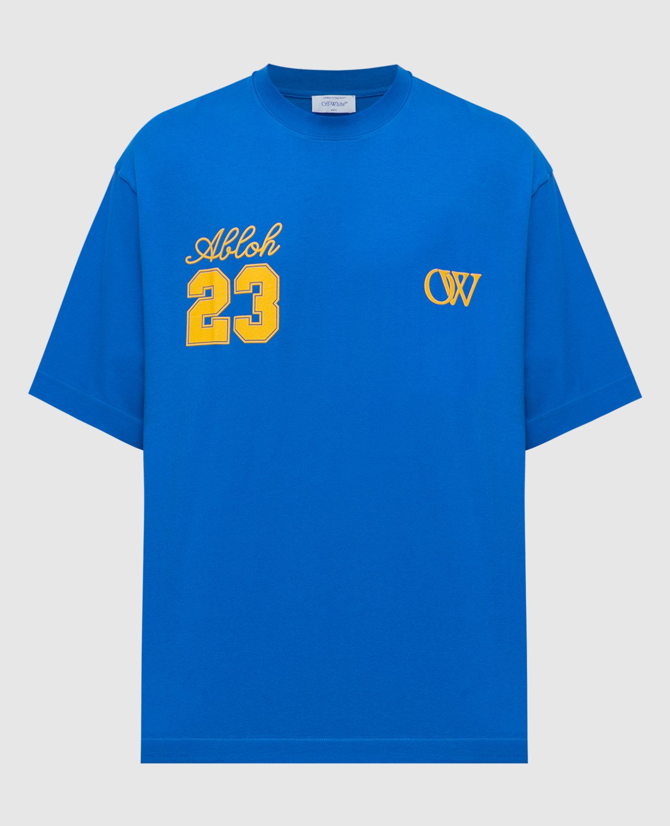 Синяя футболка с принтом 23 Logo