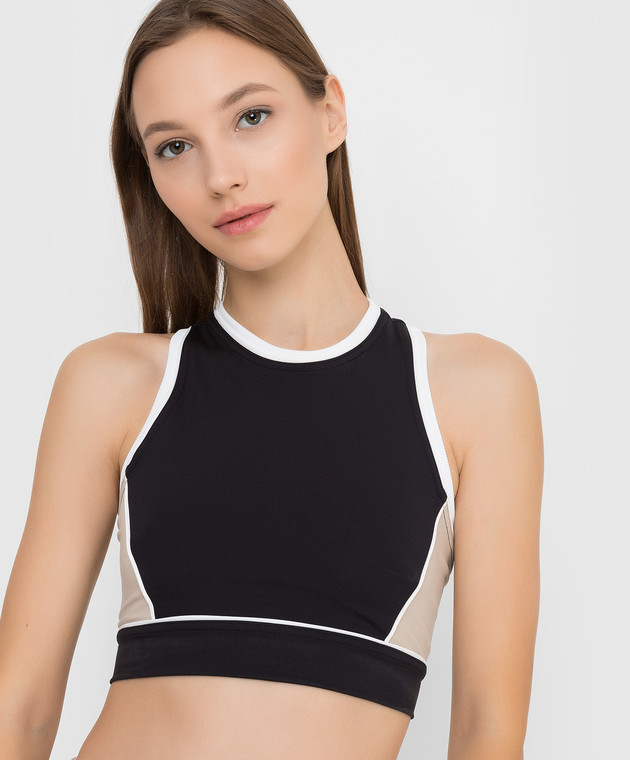Moeva Черный спортивный топ Izabel IZABEL0516 изображение 5