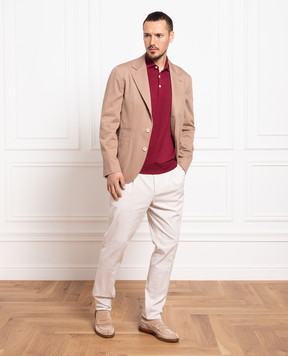 Brunello Cucinelli Коричневый блейзер MS4437BND