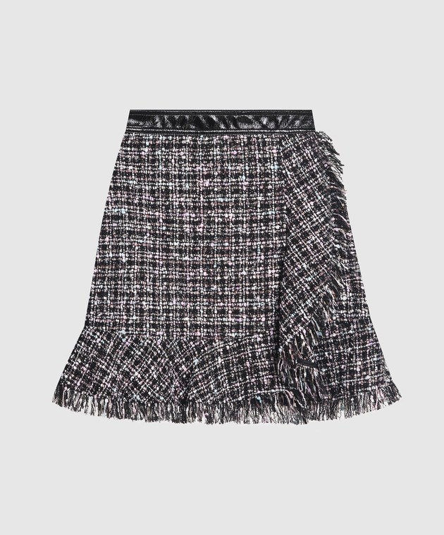 Max & Co LIMONITE black tweed skirt with lurex LIMONITE