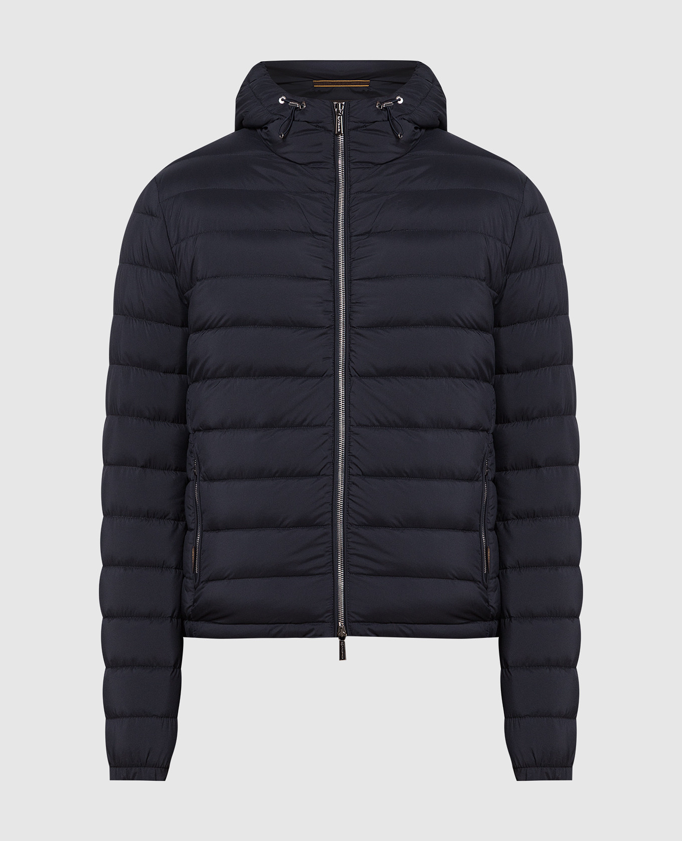 Blue down jacket