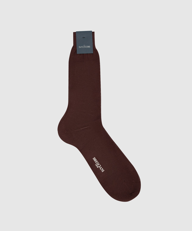 Bresciani Burgundy socks MC009UN0006XX