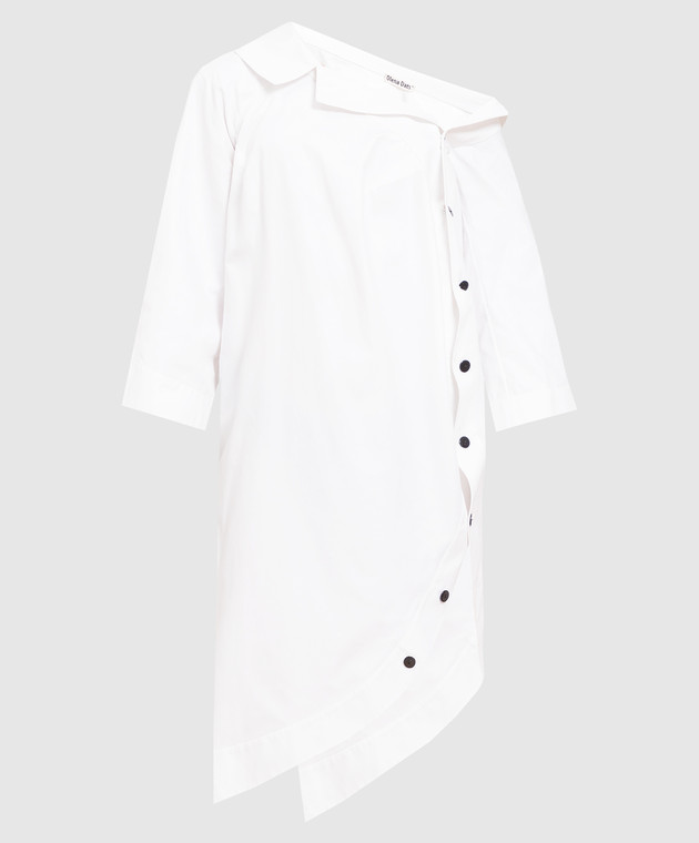 Olena Dats Біла сукня-сорочка 6055