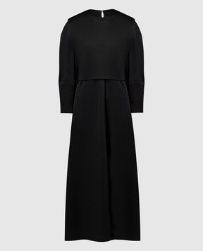 Jil Sander Чорна сукня з поясом J02CT0246J76018