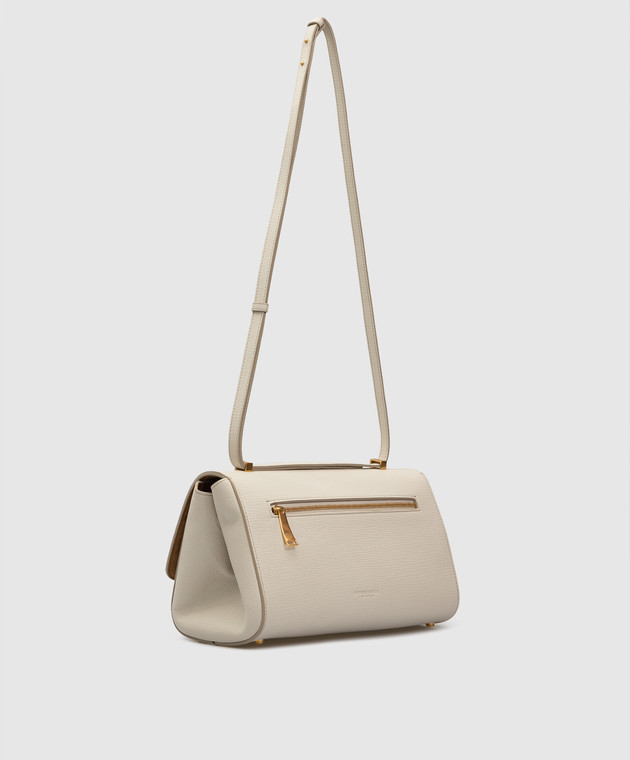 Bottega Veneta Светло-бежевая кожаная сумка 576143VMAO1 изображение 3
