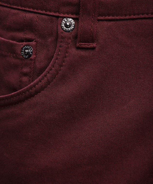 Dolce&Gabbana Бордовые джинсы GYD2LTG8AB0 изображение 5