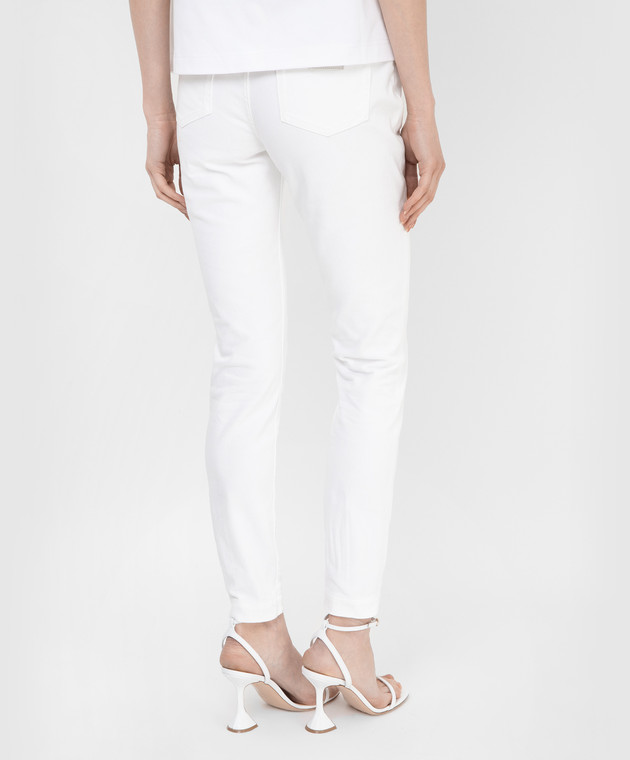 Dolce&Gabbana Білі джинси-скінні Audrey FTAH6DG8EZ0 зображення 4