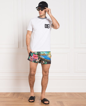 Dolce&Gabbana Шорты для плавания в принт M4A06TFHMRD