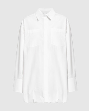 Valentino Белое платье-рубашка 2B0VA3B35A6