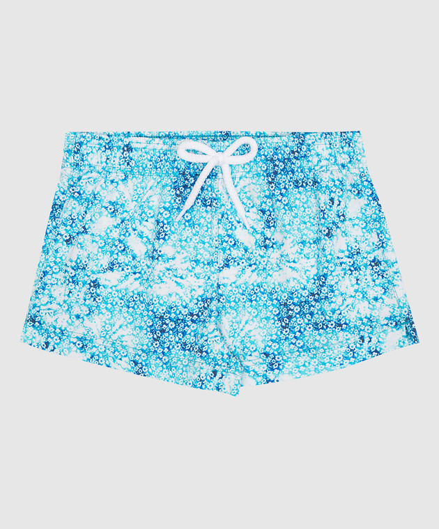 Vilebrequin Children's blue Gaya printed swim shorts GAYU3F71