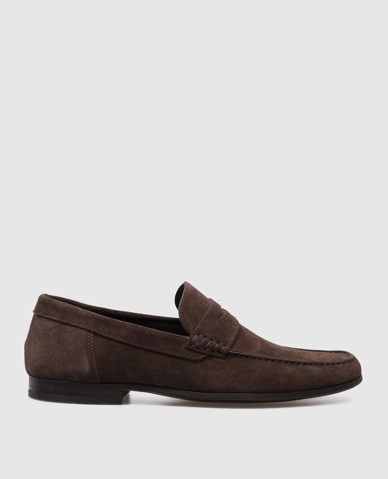 CESETTI brown suede loafers