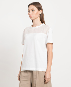 Brunello Cucinelli Біла футболка з паєтками M0A45SW520