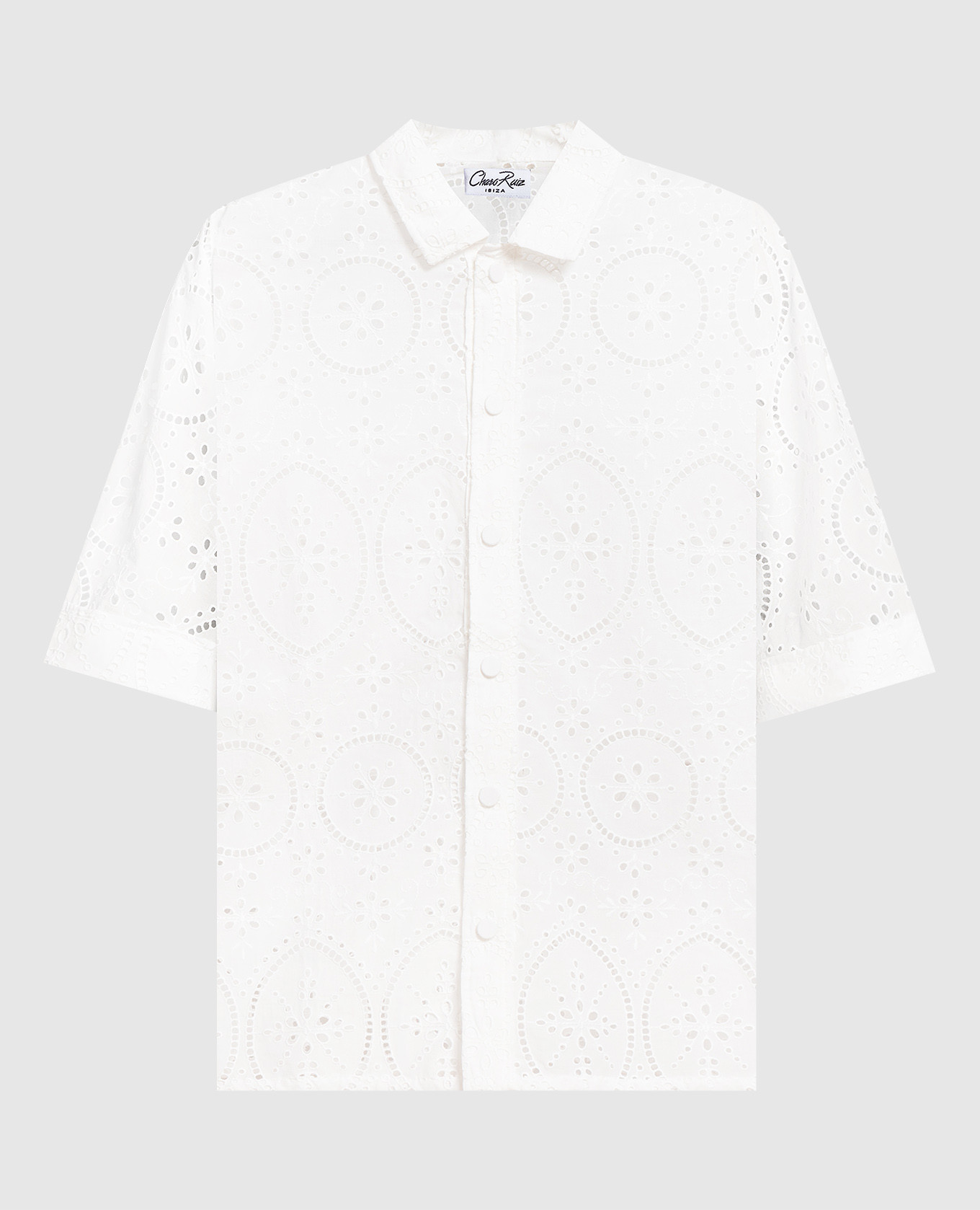 Isma white shirt with broderie embroidery