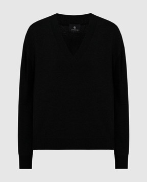 Anine Bing Черный пуловер Lee из кашемира A093280000
