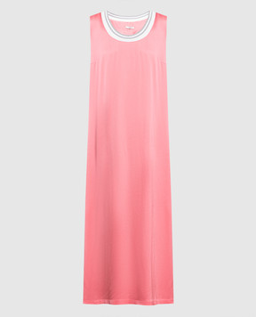 Peserico Розовое платье макси S02198A1501
