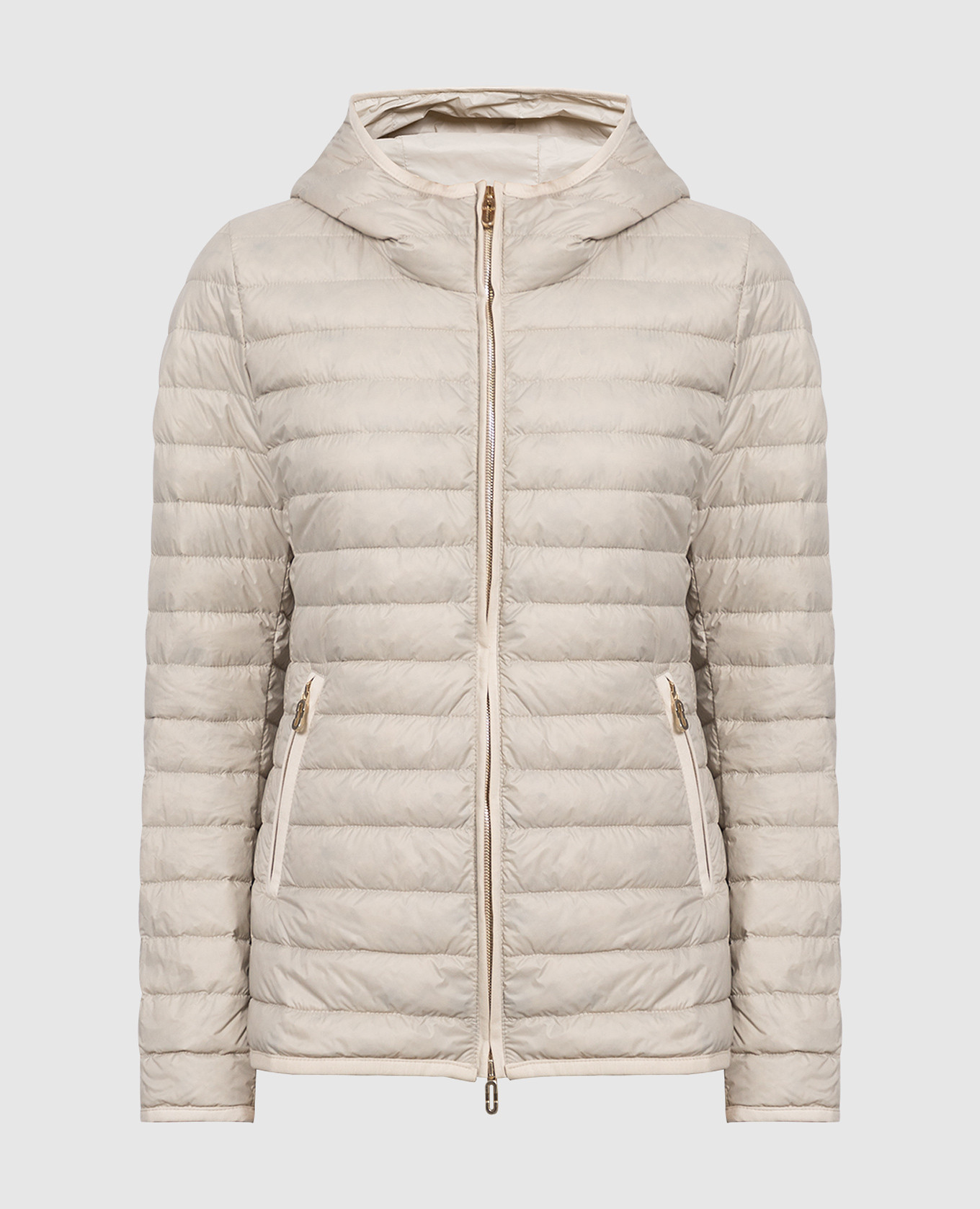 Light Beige Quilted Air Jacket