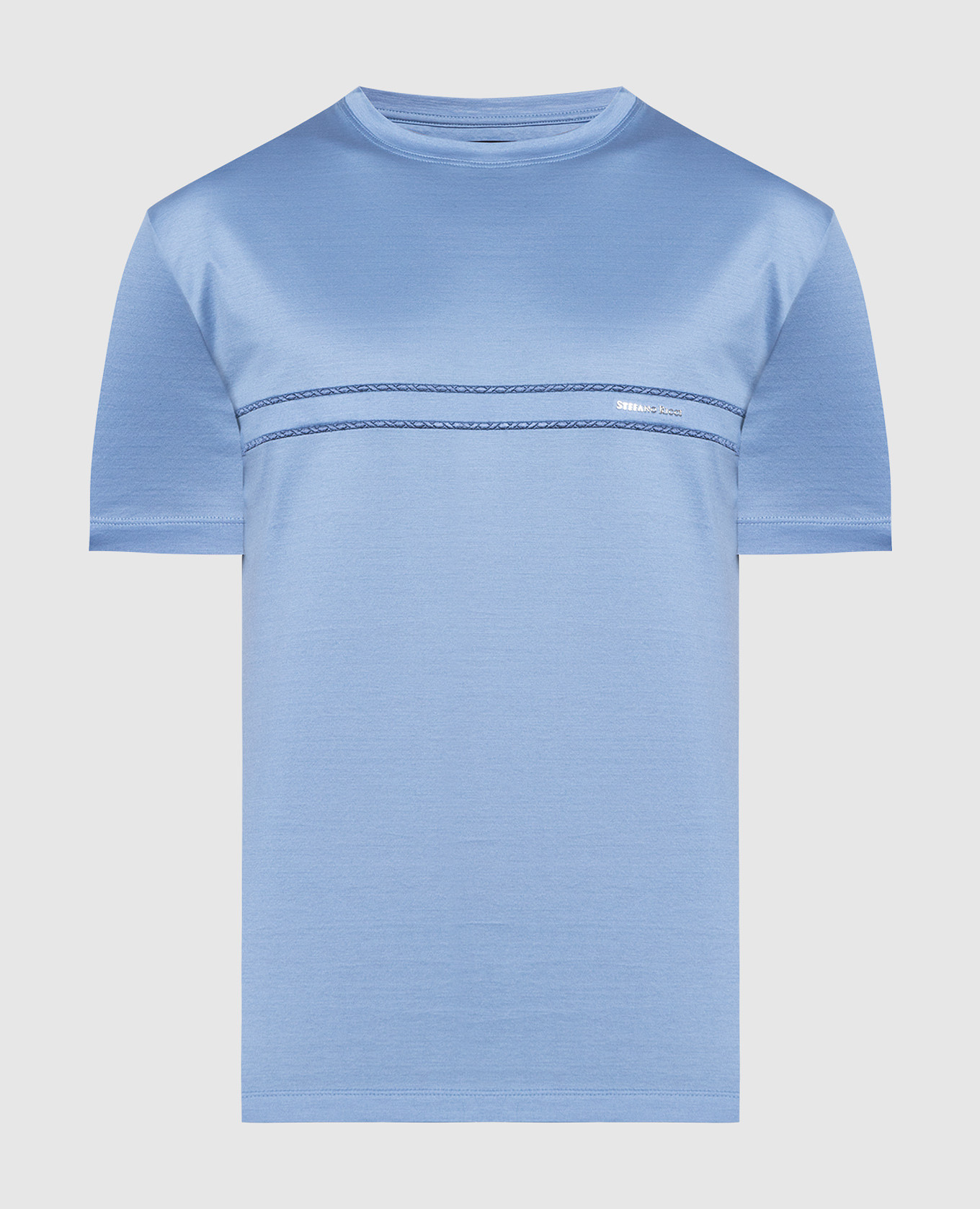 Blue t-shirt with logo