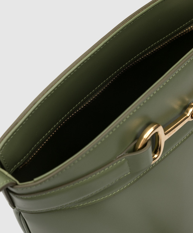 Celine Зеленая кожаная сумка 192073BUT изображение 4