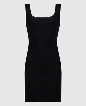 Dolce&Gabbana Чорна сукня міні F6DEDTFUGKF