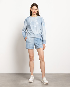 Ermanno Scervino Блакитні шорти з логотипом D425P305LGFCT