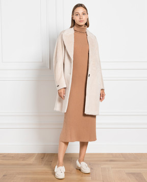 Allude Коричнева сукня з кашеміру 23511123