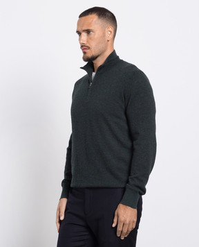 Loro Piana Зеленый джемпер из кашемира FAG4525