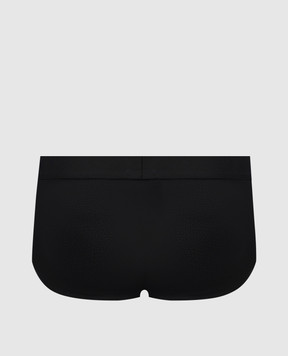 Zimmerli Чорні труси-сліпи Pureness з логотипом 7001342