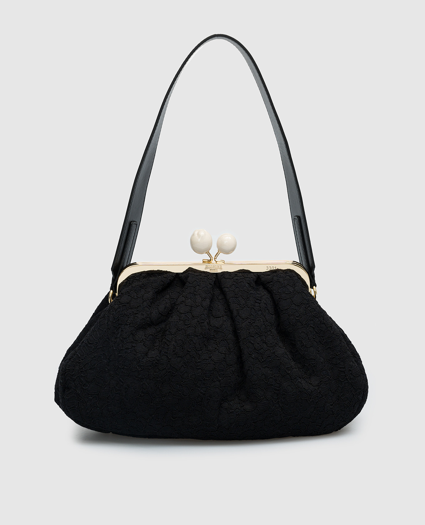 Black bag with lace