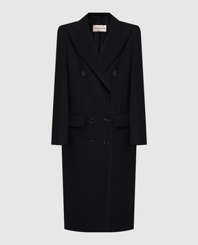ALEXANDRE VAUTHIER Черное двубортное пальто 233COA19521962