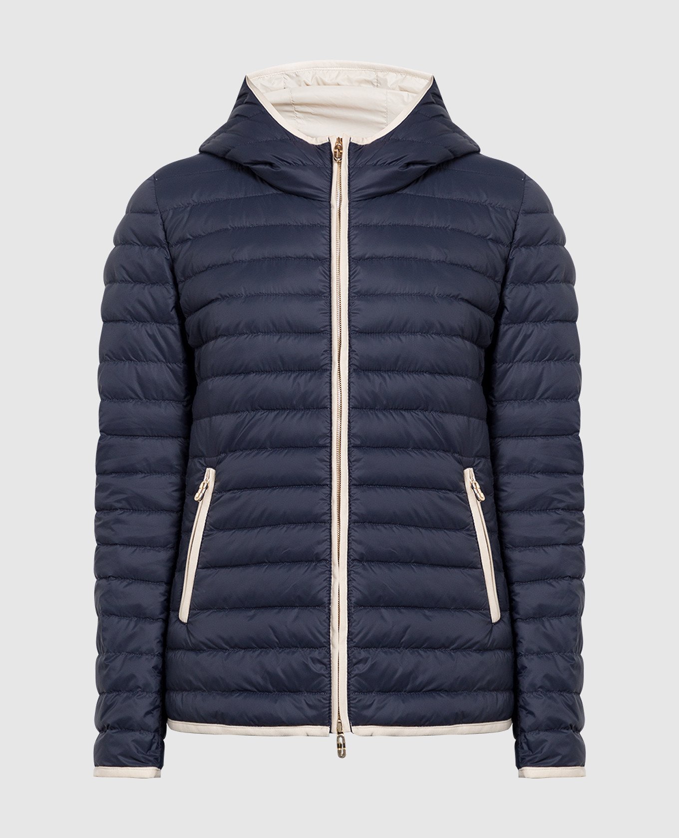 Navy Quilted Air Jacket