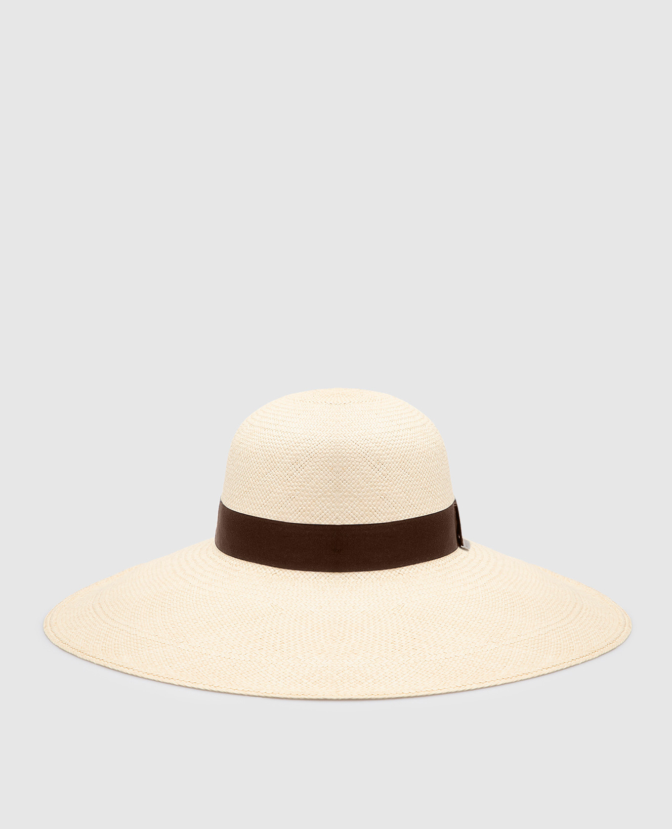 Светло-бежевая соломенная шляпа Romana
