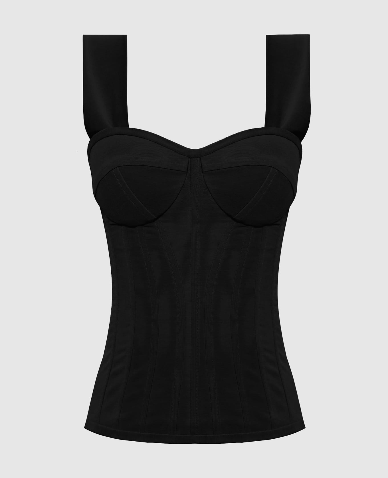 

Черный корсет бюстье, Топы