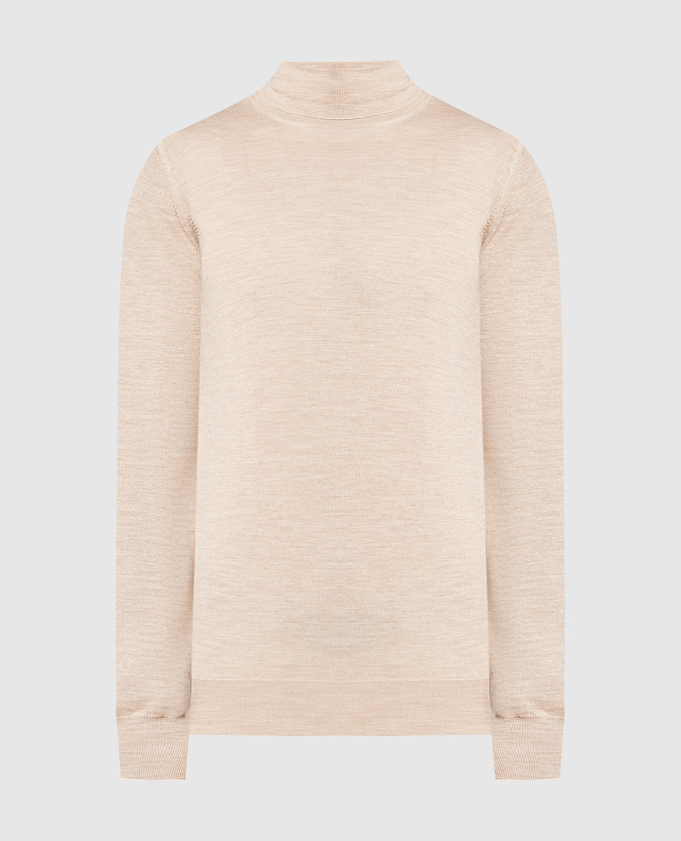 Beige golf from wool and cashmere