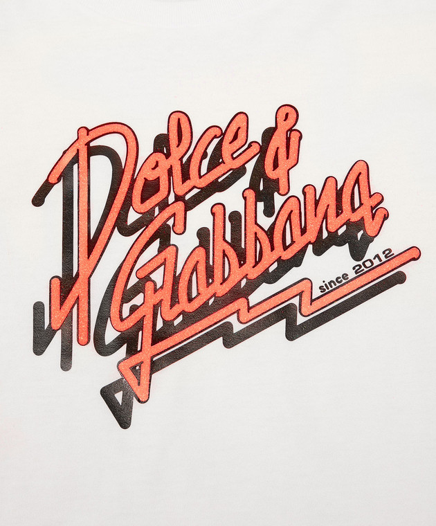 Dolce&Gabbana Дитяча футболка з логотипом. L5JTISG7CC456 зображення 3
