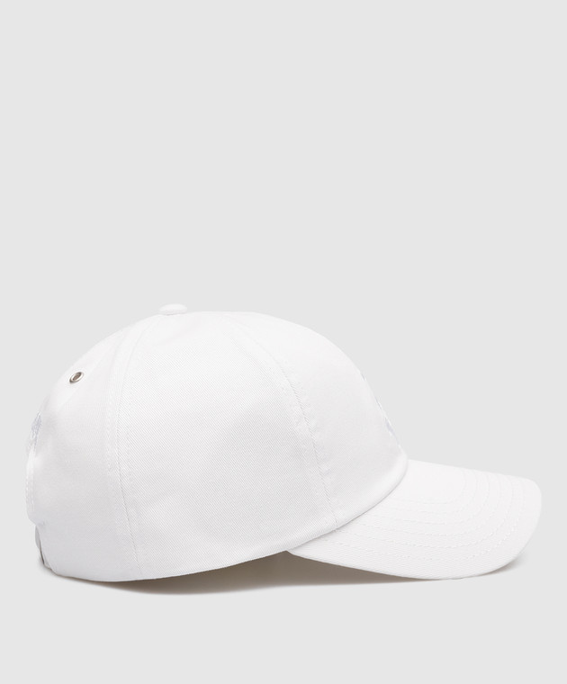 Vilebrequin Capsun white cap with logo embroidery PSNU2401 изображение 3