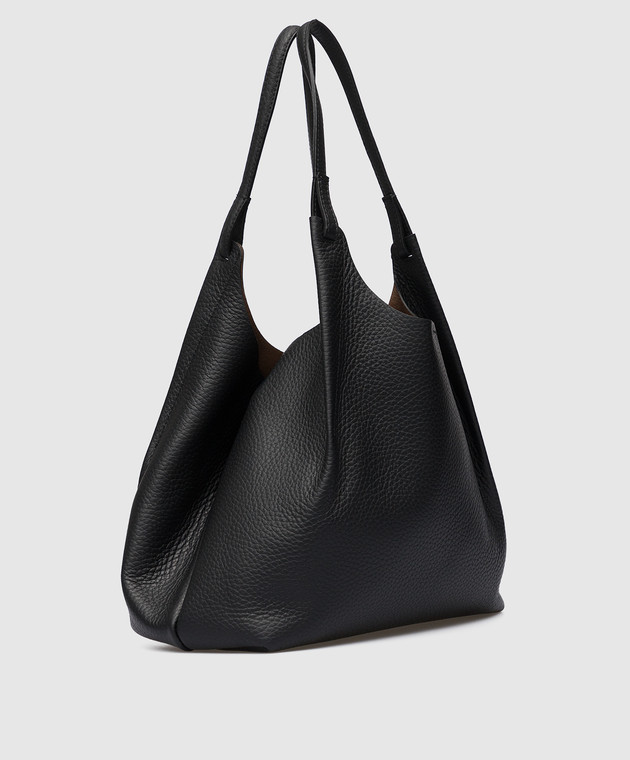 Gianni Chiarini - Dua Black Leather Tote Bag BS9720RNGDBL - buy with ...