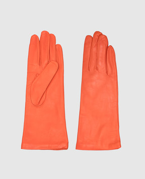 Caridei Оранжевые кожаные перчатки 97
