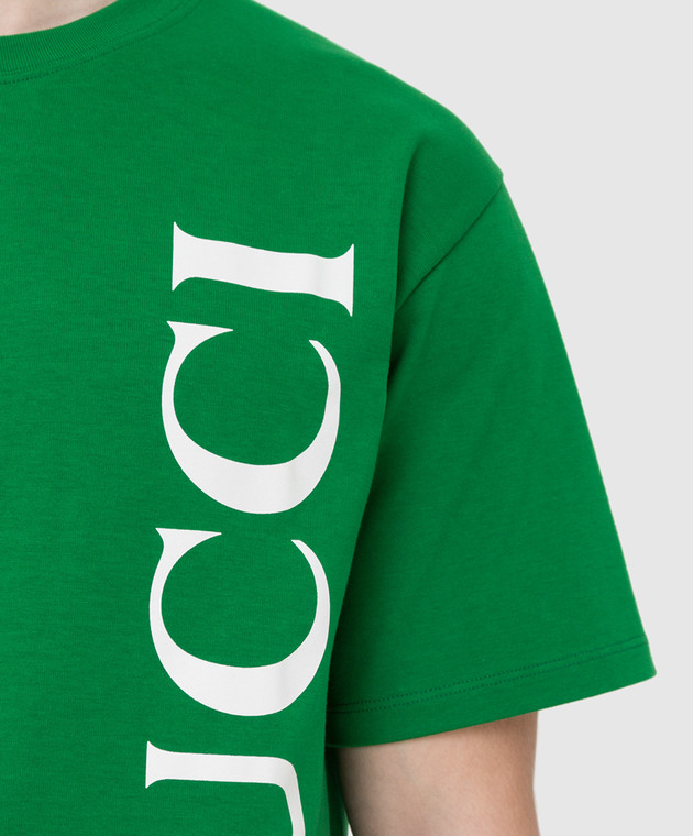 Gucci Зелена футболка 565806XJB2V зображення 5