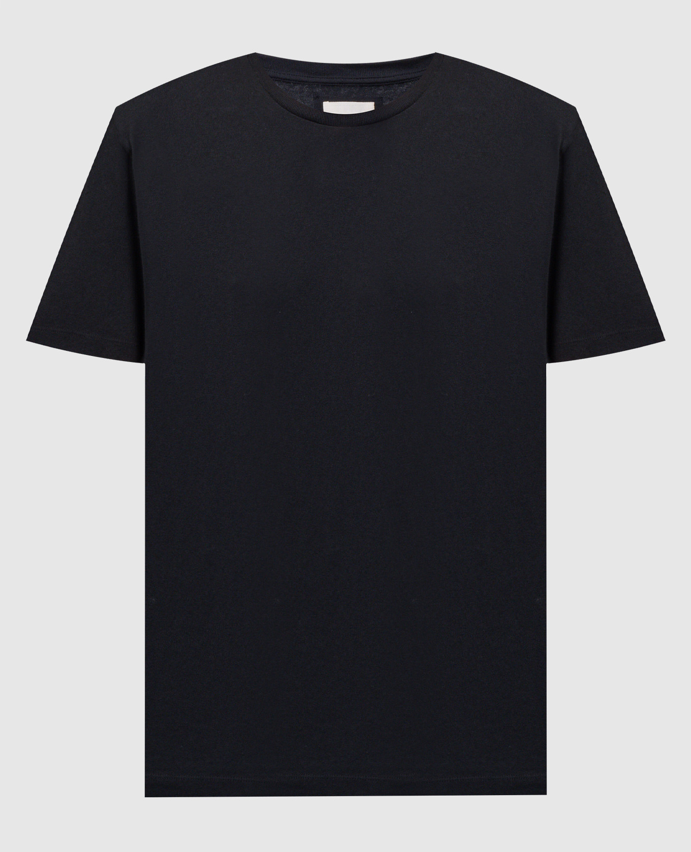 Mae T-shirt in black with logo patch