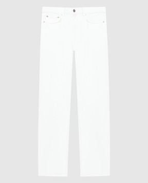 Lou Lou Studio Білі джинси SAMUR з патчем логотипа SAMUR