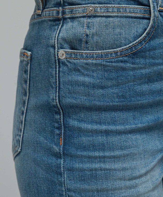 SLVRLAKE Grace blue distressed jeans GRCJ701SLRCN image 5