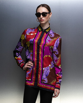 Versace Jeans Couture Блуза у візерунок Chain Couture 75HAL2P2NS346