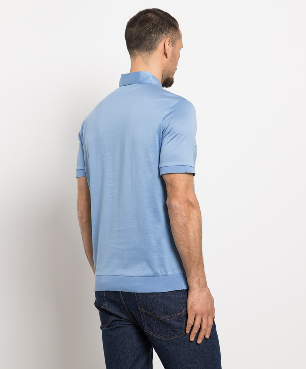 Enrico Mandelli - Blue polo POLFZI4728 buy at Symbol