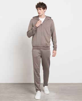 Loro Piana Коричнева спортивна кофта FAM3558