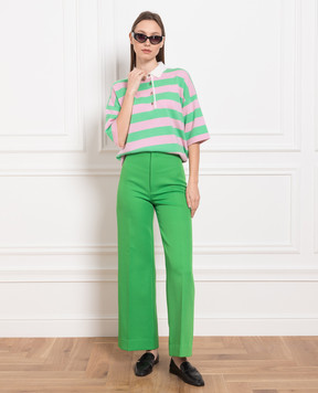 Allude Поло из шерсти и кашемира в полоску 23217134
