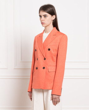 Max Mara Помаранчевий двобортний жакет ZIRLO
