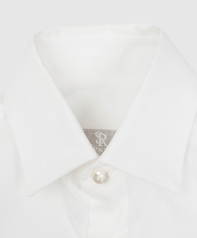 Stefano Ricci Дитяча біла сорочка YC002318M1705 зображення 3