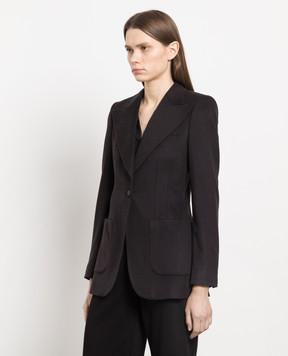 Dolce&Gabbana Черный жакет из кашемира F29HDTFU2AX