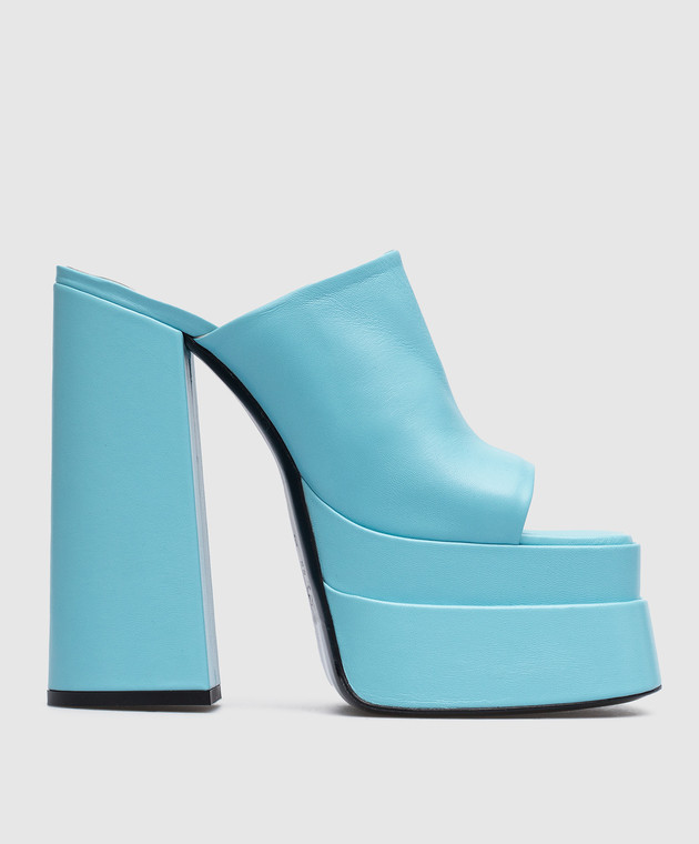 Babe Pay Pls Light blue leather sandals 2249076069